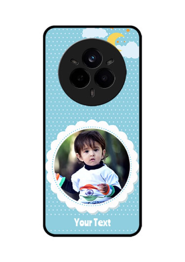 Realme 14 Pro 5G Custom Glass Phone CaseViolet Pattern Design