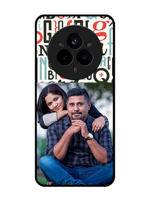 Custom Realme 14 Pro 5G Custom Glass Phone CaseAlphabet Design