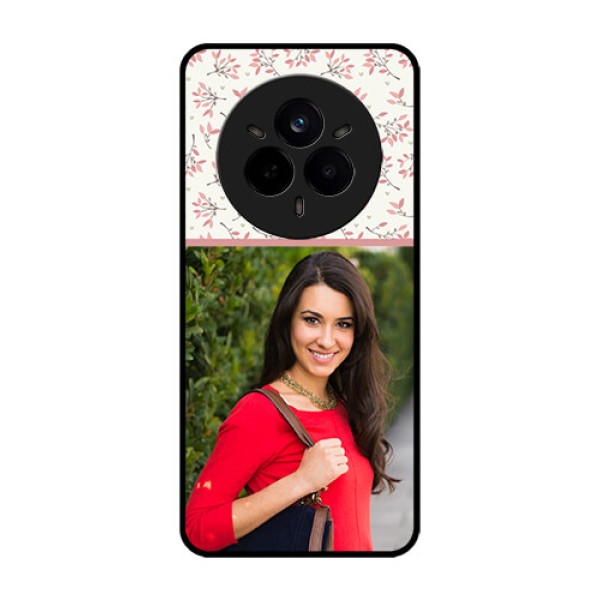 Realme 14 Pro 5G Custom Glass Phone CaseStunning Floral Design