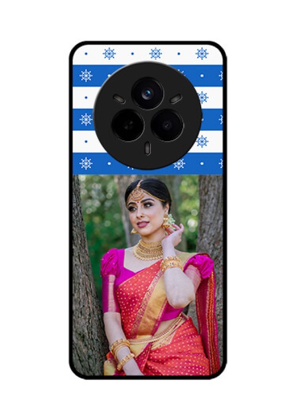 Realme 14 Pro 5G Custom Glass Phone CaseSnow Pattern Design