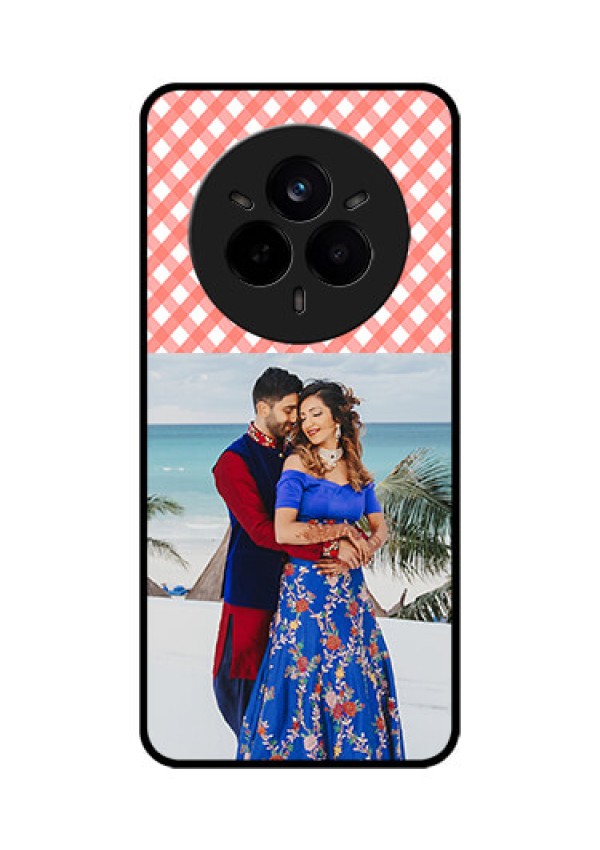 Realme 14 Pro 5G Custom Glass Phone CasePink Pattern Design