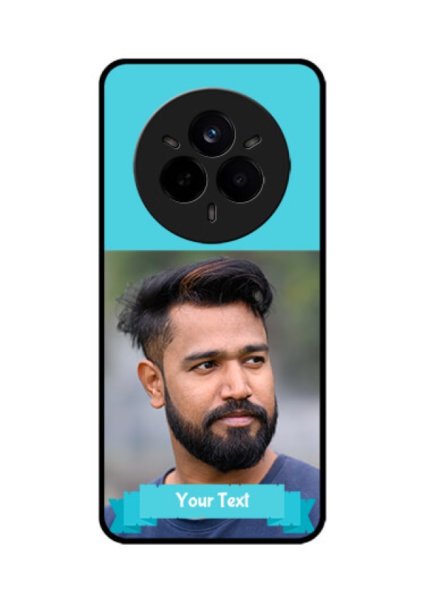 Realme 14 Pro 5G Custom Glass Phone CaseBlue Color Design