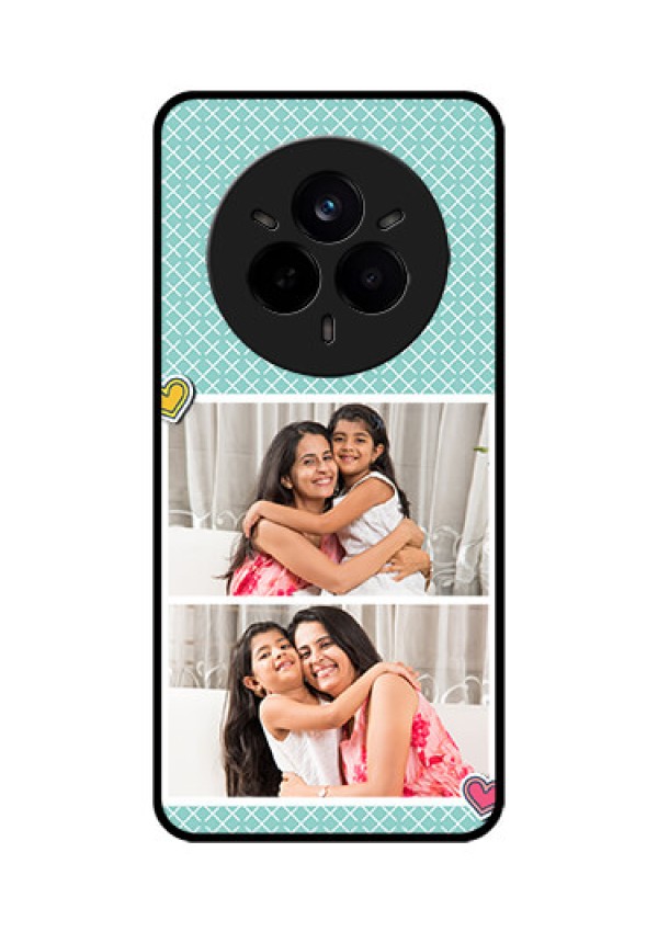 Realme 14 Pro 5G Custom Glass Phone Case2 Image Holder With Pattern Design
