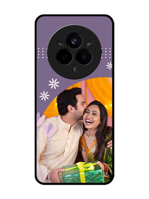 Custom Realme 14 Pro 5G Custom Glass Phone CaseLavender Flowers Design