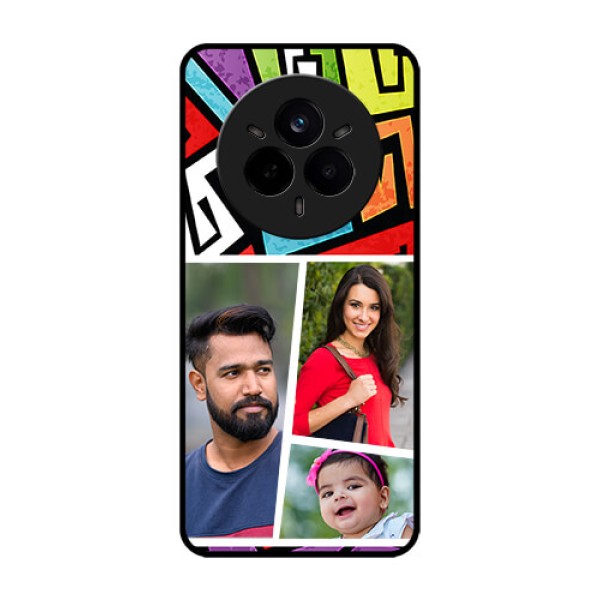 Realme 14 Pro 5G Custom Glass Phone CaseGraffiti Pattern Design