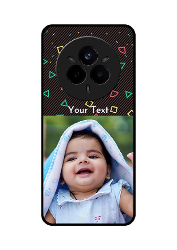 Realme 14 Pro 5G Custom Glass Phone CaseWith Confetti Birthday Design