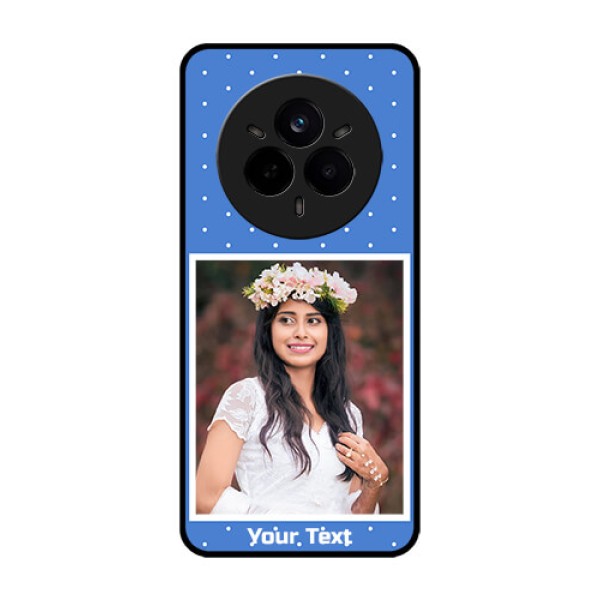 Realme 14 Pro 5G Custom Glass Phone CasePolka Dots Design