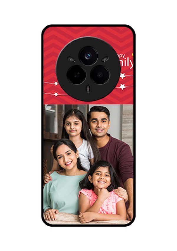 Realme 14 Pro 5G Custom Glass Phone CaseHappy Family Design