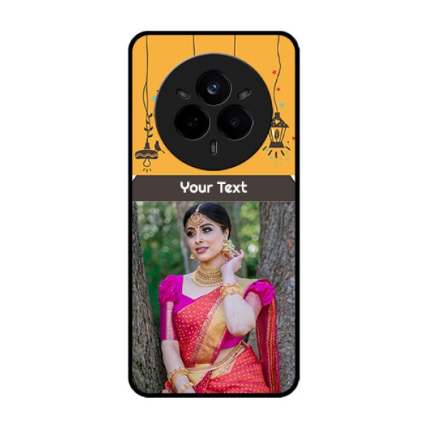 Realme 14 Pro 5G Custom Glass Phone CaseWith Family Picture And Icons