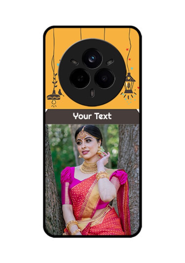 Realme 14 Pro 5G Custom Glass Phone CaseWith Family Picture And Icons