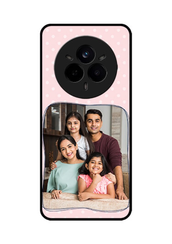 Realme 14 Pro 5G Custom Glass Phone CaseFamily With Dots Design