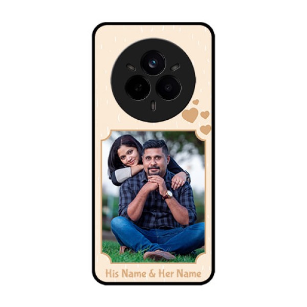 Realme 14 Pro 5G Custom Glass Phone CaseWith Confetti Love Design