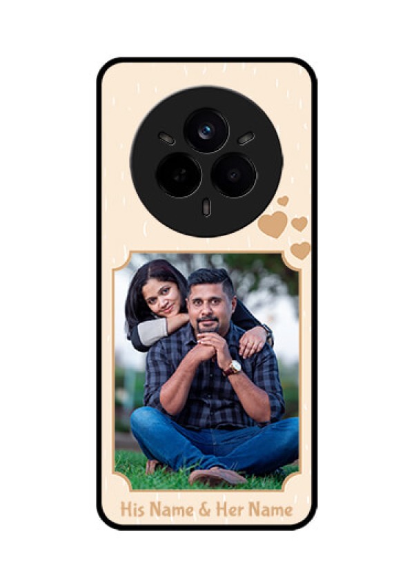 Realme 14 Pro 5G Custom Glass Phone CaseWith Confetti Love Design