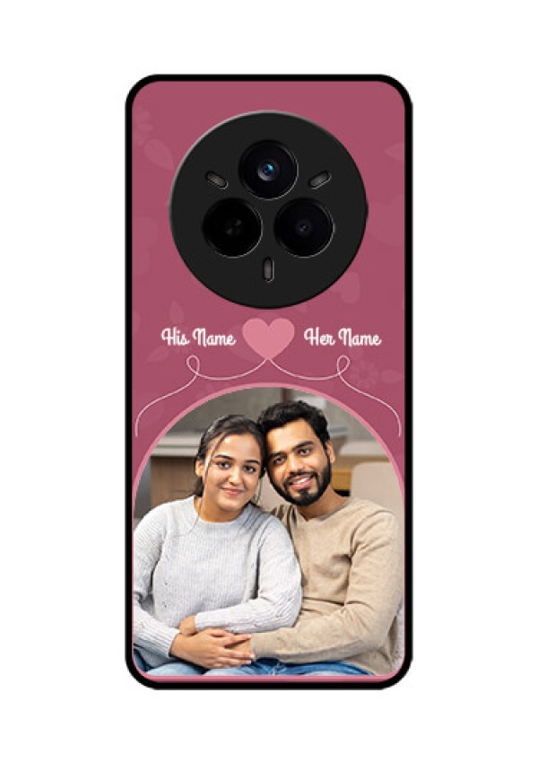 Realme 14 Pro 5G Custom Glass Phone CaseLove Floral Design