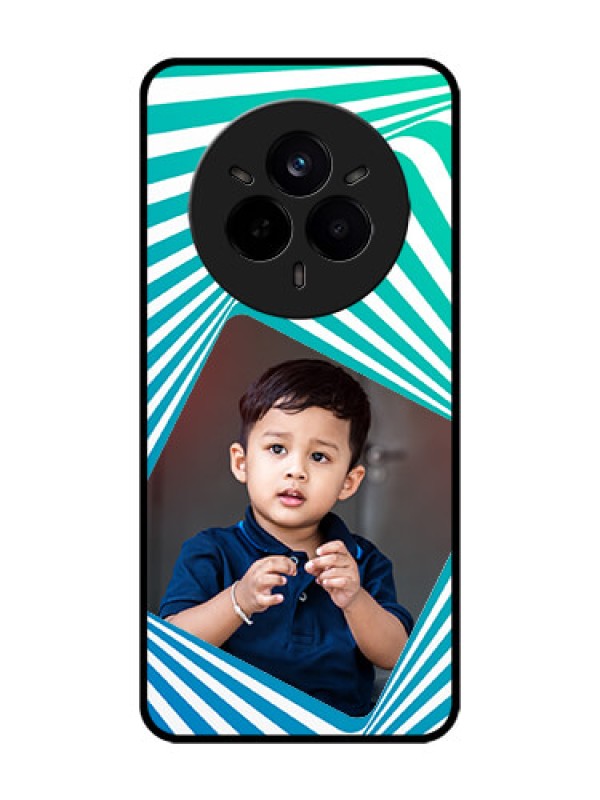 Custom Realme 14 Pro 5G Custom Glass Phone CaseAbstract Spiral Design