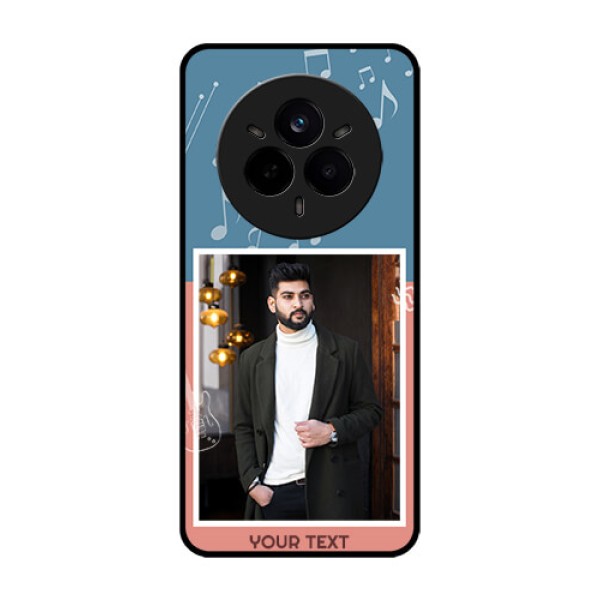 Realme 14 Pro 5G Custom Glass Phone CaseWith Color Musical Note Design Realme 14 Pro 5G Custom Glass Phone CaseWith Color Musical Note Design
