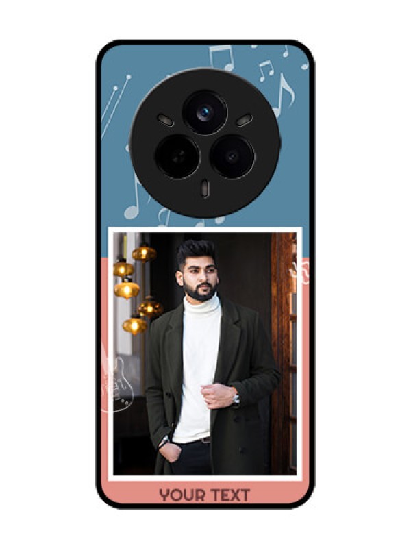 Custom Realme 14 Pro 5G Custom Glass Phone CaseWith Color Musical Note Design