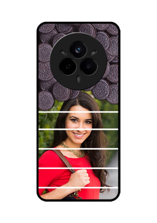 Realme 14 Pro 5G Custom Glass Phone CaseWith Oreo Biscuit Design