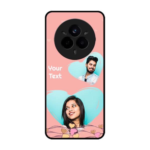 Realme 14 Pro 5G Custom Glass Phone CaseLove Doodle Design