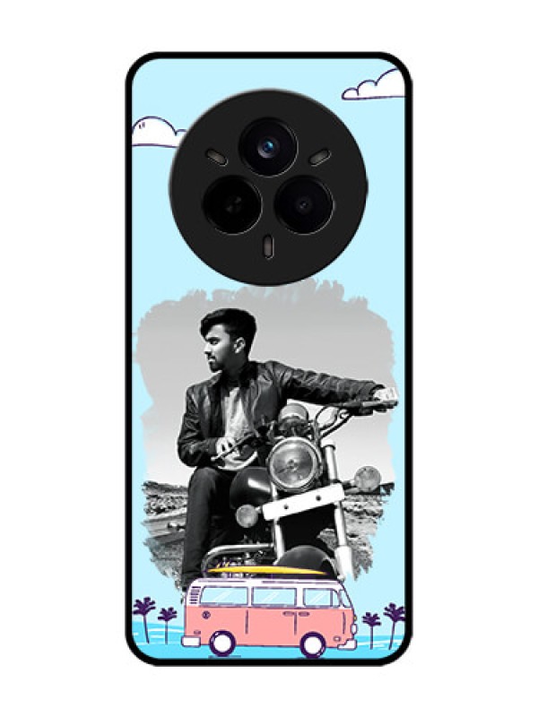 Custom Realme 14 Pro 5G Custom Glass Phone CaseTravel and Adventure Design