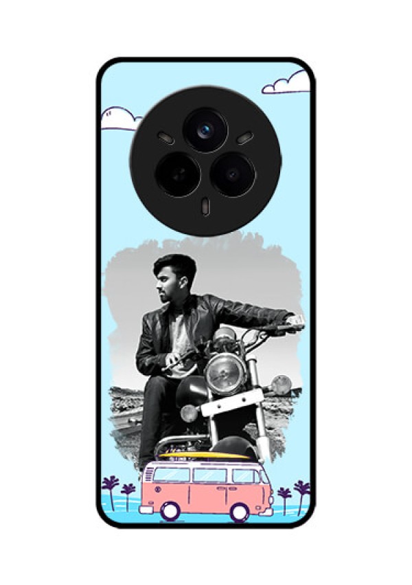 Realme 14 Pro 5G Custom Glass Phone CaseTravel and Adventure Design