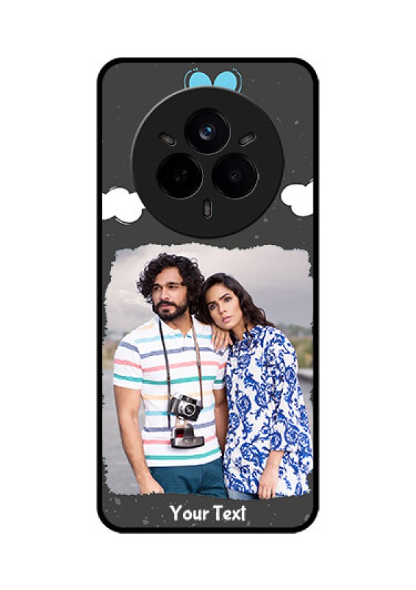 Realme 14 Pro 5G Custom Glass Phone CaseSplashes With Love Doodles Design