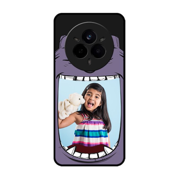 Realme 14 Pro 5G Custom Glass Phone CaseAngry Monster Design