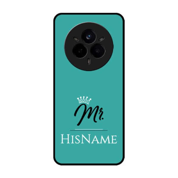 Realme 14 Pro 5G Custom Glass Phone CaseMr With Name Design