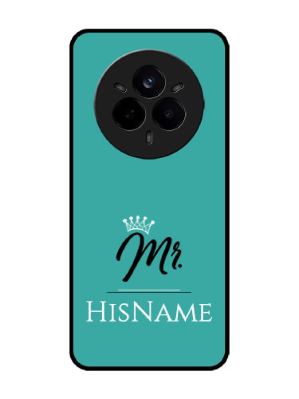 Custom Realme 14 Pro 5G Custom Glass Phone CaseMr With Name Design