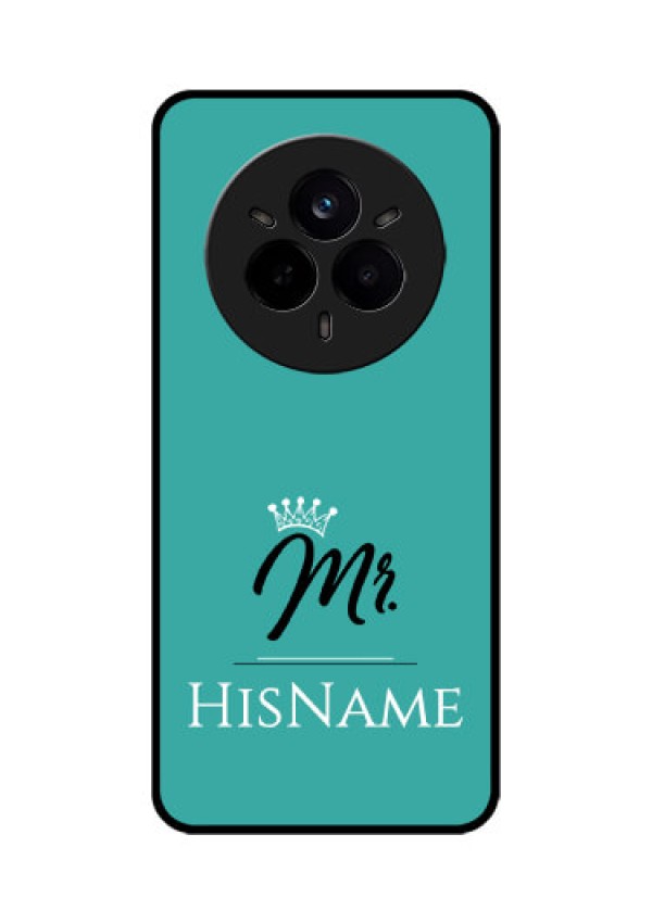 Realme 14 Pro 5G Custom Glass Phone CaseMr With Name Design