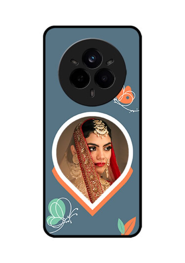 Realme 14 Pro 5G Custom Glass Phone CaseDroplet Butterflies Design