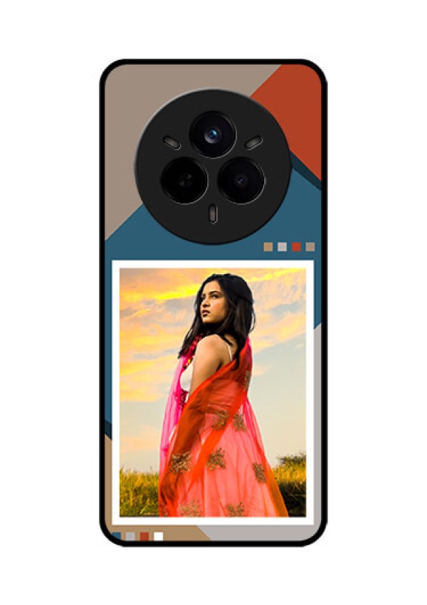 Realme 14 Pro 5G Custom Glass Phone CaseRetro Color Pallet Design