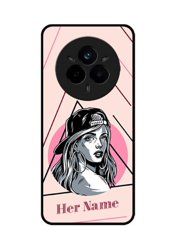 Realme 14 Pro 5G Custom Glass Phone CaseRockstar Girl Design