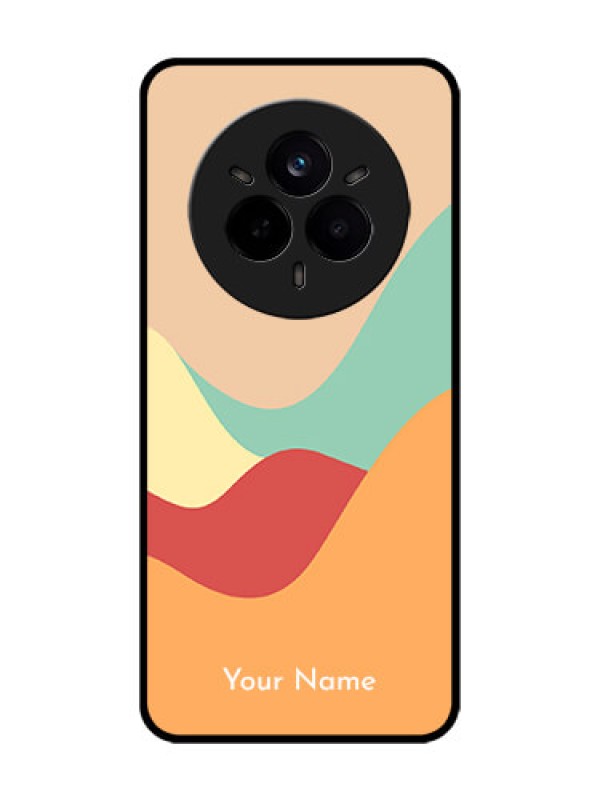 Custom Realme 14 Pro 5G Custom Glass Phone CaseOcean Waves Multi - Colour Design