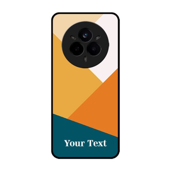 Realme 14 Pro 5G Custom Glass Phone CaseStacked Multi - Colour Design