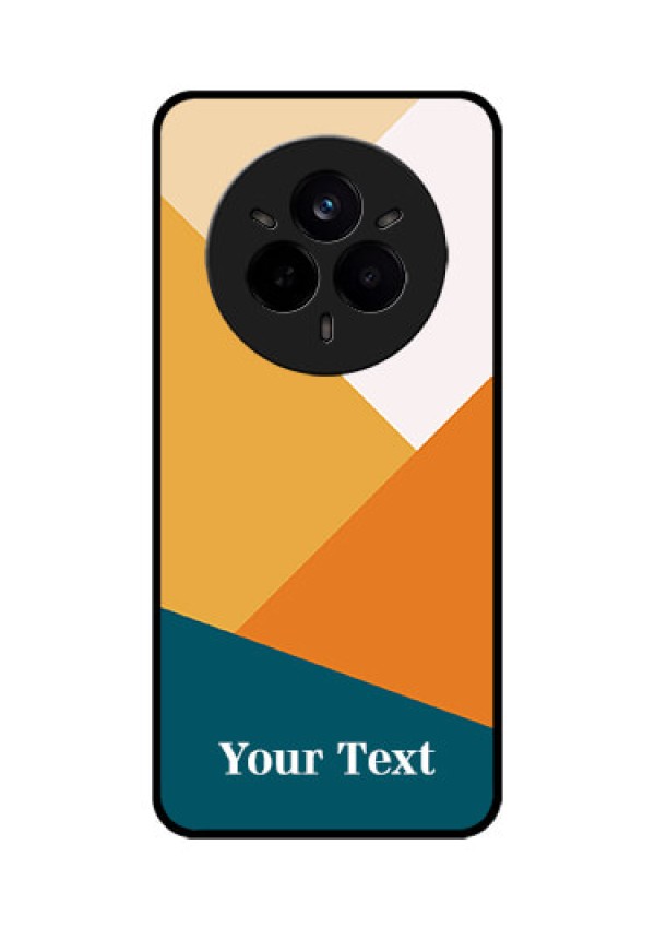 Realme 14 Pro 5G Custom Glass Phone CaseStacked Multi - Colour Design