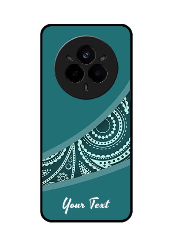 Realme 14 Pro 5G Custom Glass Phone CaseSemi Visible Floral Design