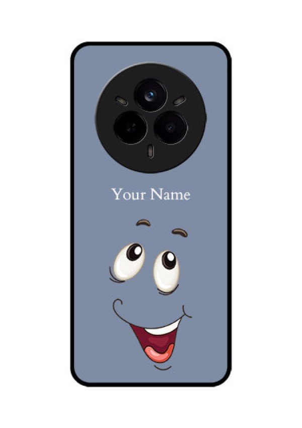 Realme 14 Pro 5G Custom Glass Phone CaseLaughing Cartoon Face Design