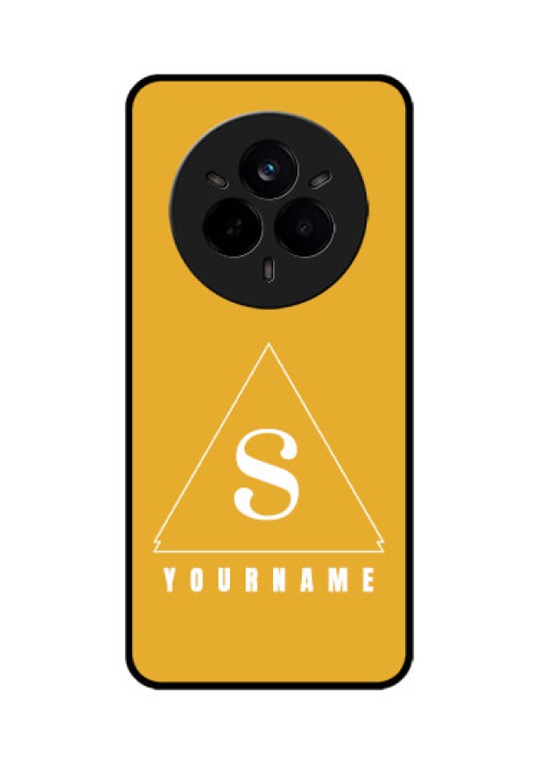 Realme 14 Pro 5G Custom Glass Phone CaseSimple Triangle Design