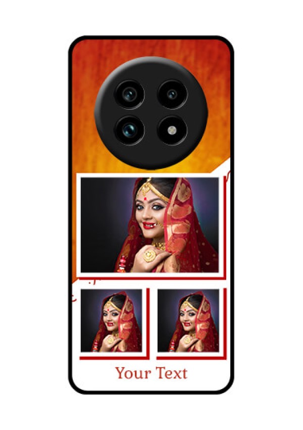 Realme 14 Pro Lite 5G Custom Glass Phone Case - Wedding Memories Design