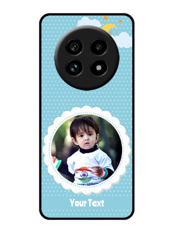 Custom Realme 14 Pro Lite 5G Custom Glass Phone Case - Violet Pattern Design