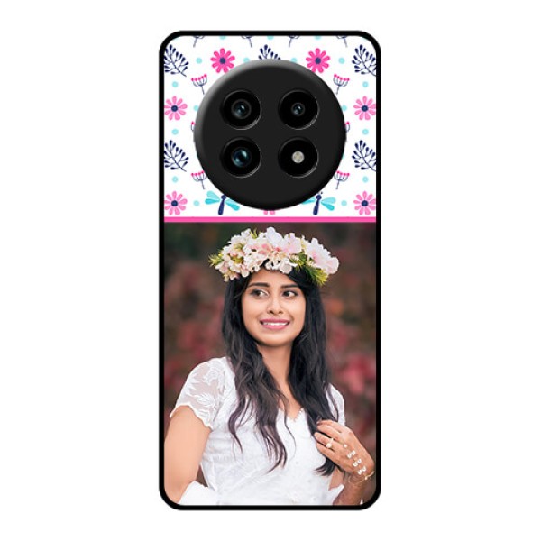 Realme 14 Pro Lite 5G Custom Glass Phone Case - Colorful Flower Design