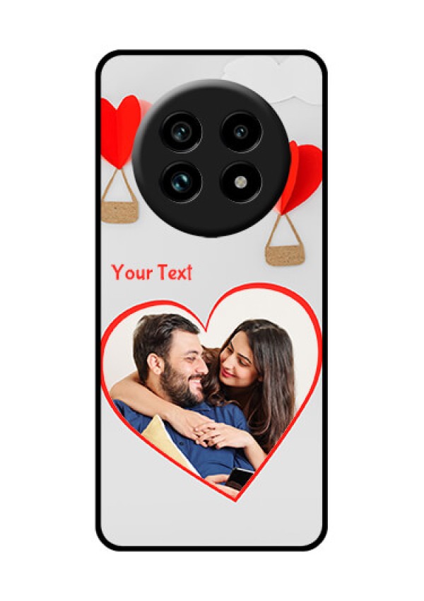Realme 14 Pro Lite 5G Custom Glass Phone Case - Parachute Love Design