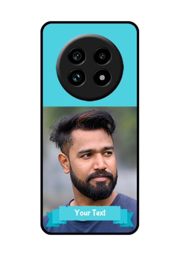 Realme 14 Pro Lite 5G Custom Glass Phone Case - Blue Color Design