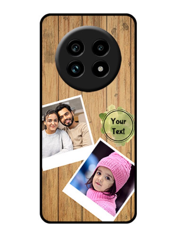 Custom Realme 14 Pro Lite 5G Custom Glass Phone Case - Wooden Texture Design