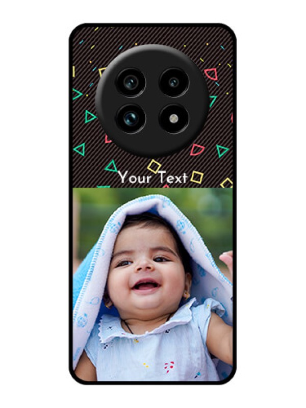 Custom Realme 14 Pro Lite 5G Custom Glass Phone Case - With Confetti Birthday Design