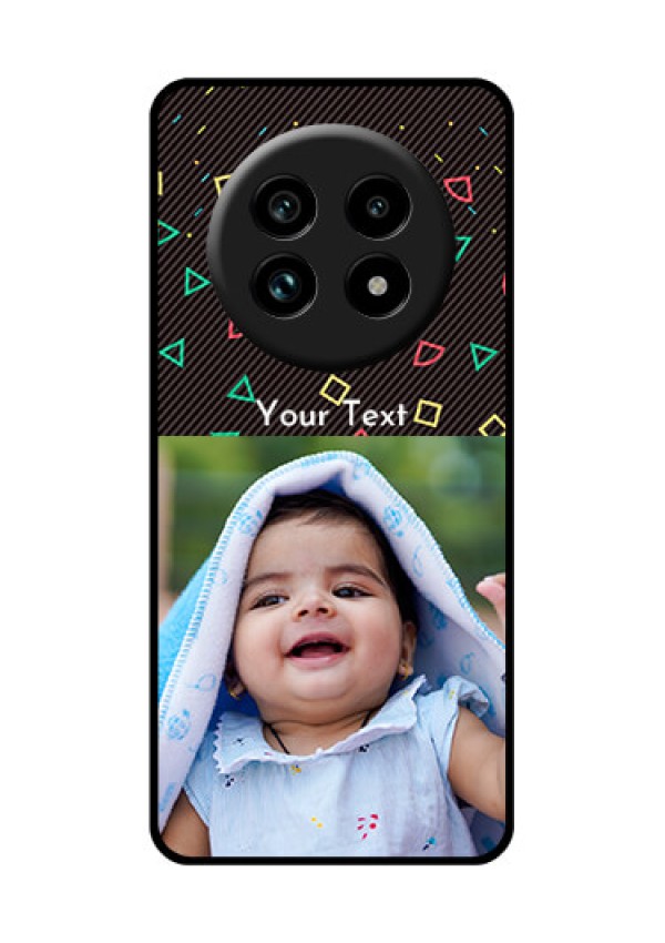 Realme 14 Pro Lite 5G Custom Glass Phone Case - With Confetti Birthday Design