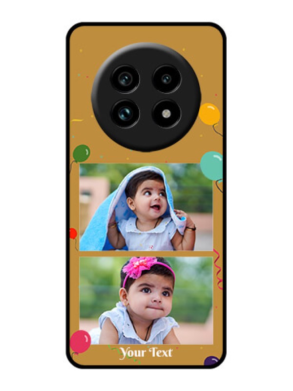 Custom Realme 14 Pro Lite 5G Custom Glass Phone Case - Image Holder With Birthday Celebrations Design