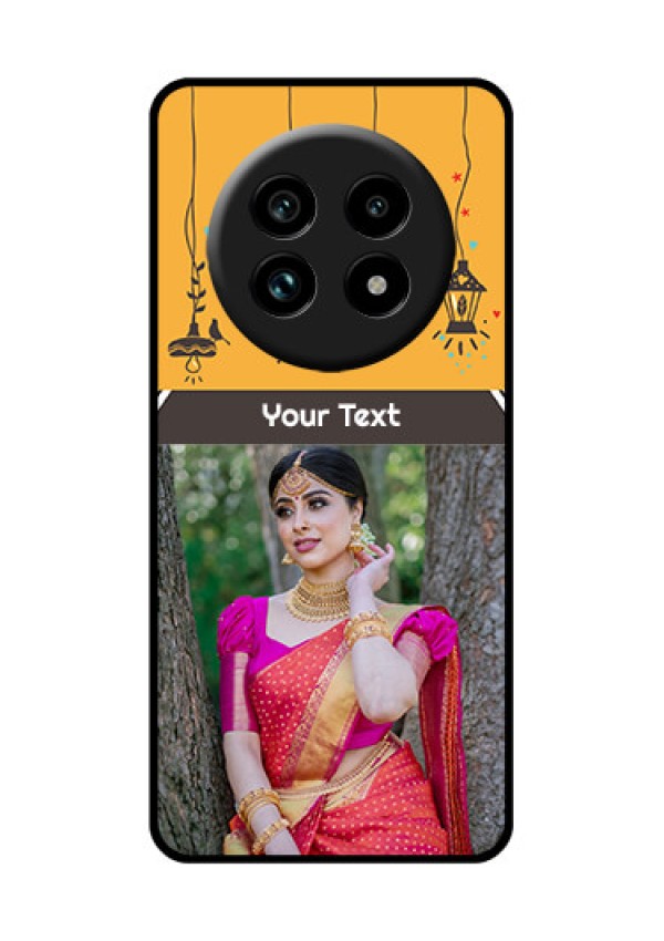 Realme 14 Pro Lite 5G Custom Glass Phone Case - With Family Picture And Icons