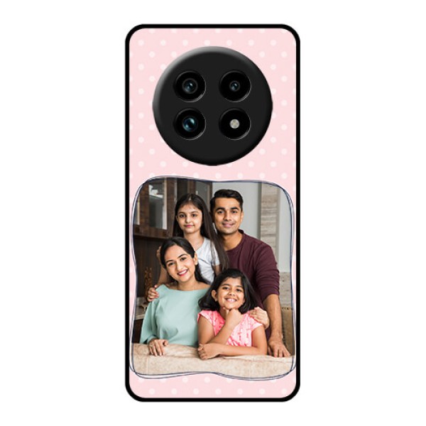 Realme 14 Pro Lite 5G Custom Glass Phone Case - Family With Dots Design